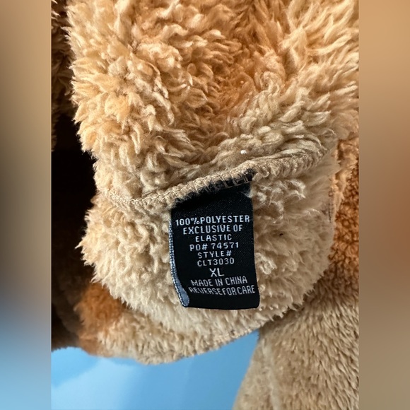 Fashion Nova Cropped Teddy Quarter Zip Sweatshirt in Brown/Camel - Picture 10 of 10